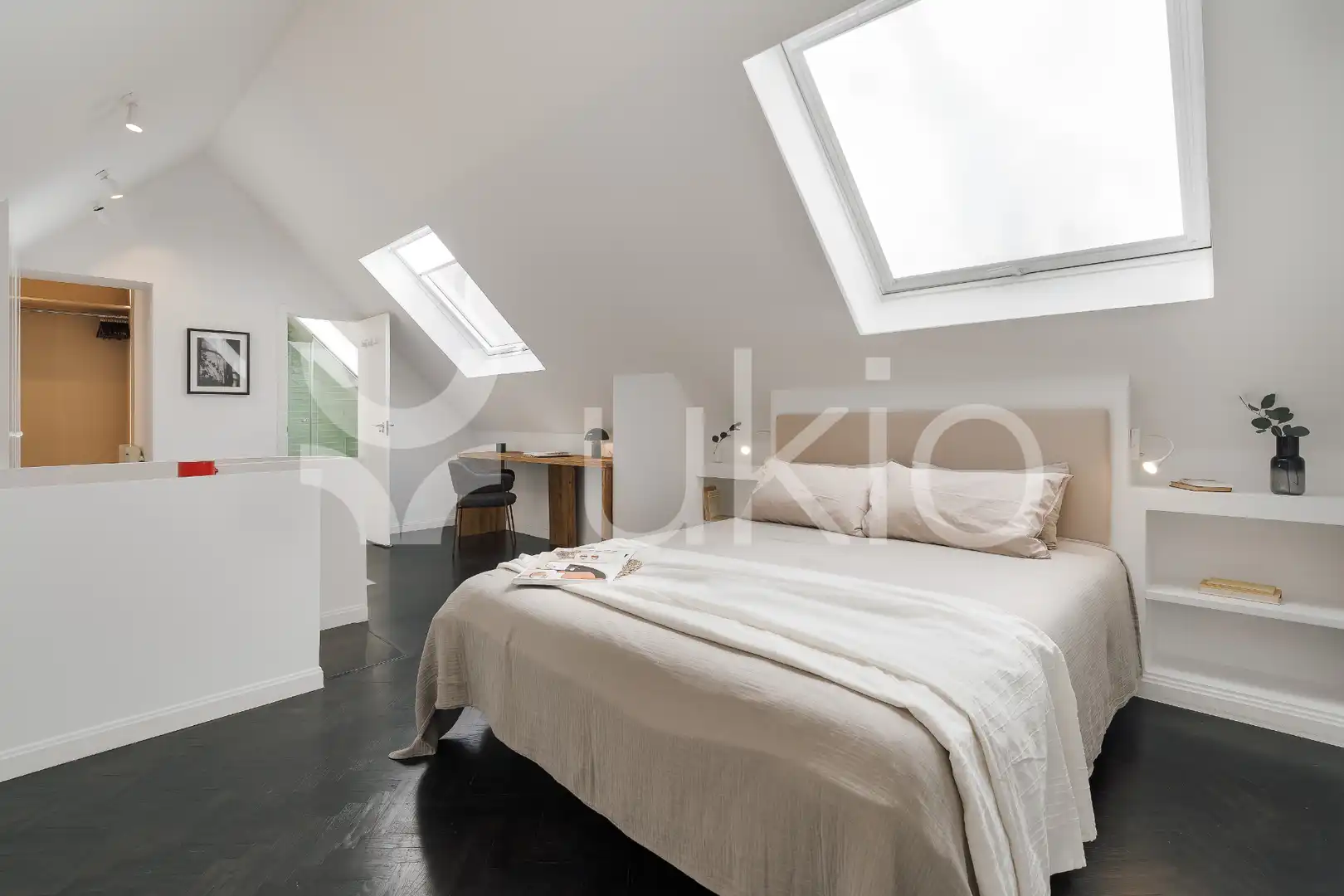 Habitación de Apartamento de alquiler en Madrid con Aire acondicionado, Calefacción y Terraza