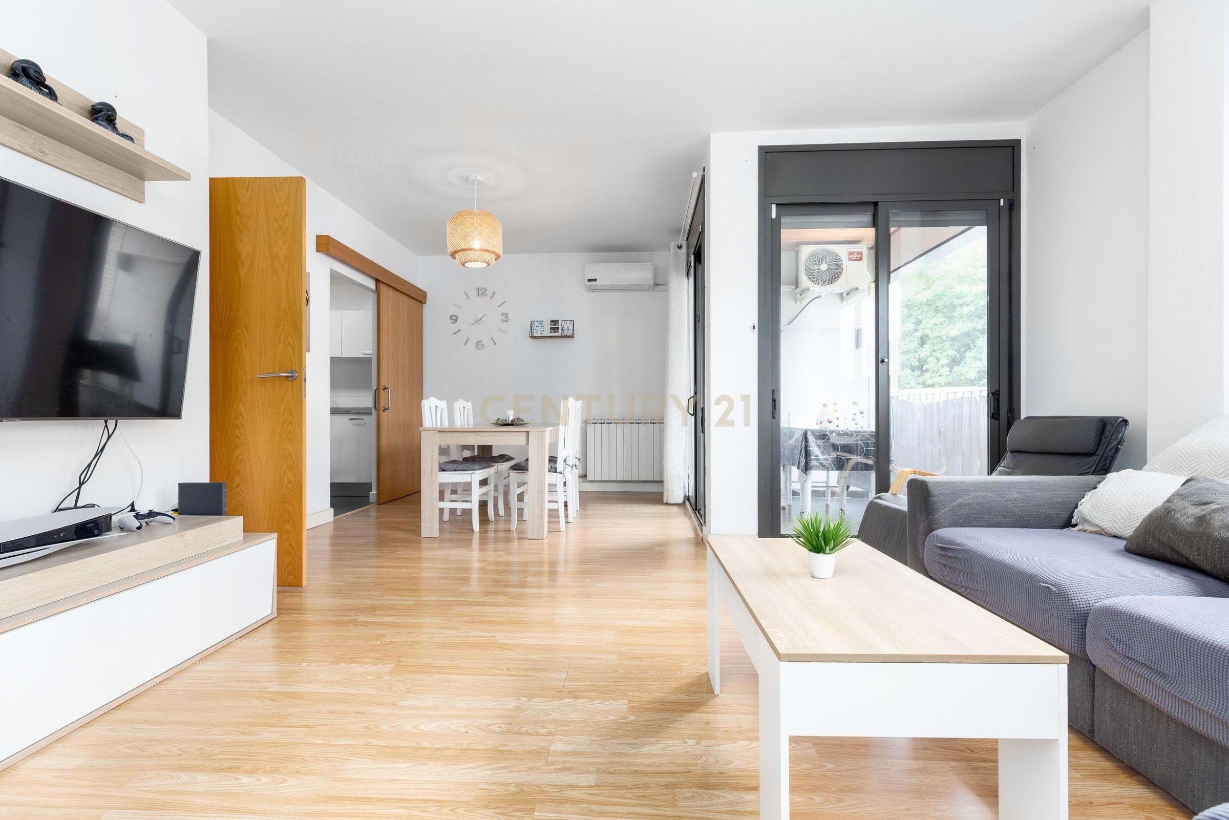 Living room of Flat for sale in Hostalric  with Air Conditioner