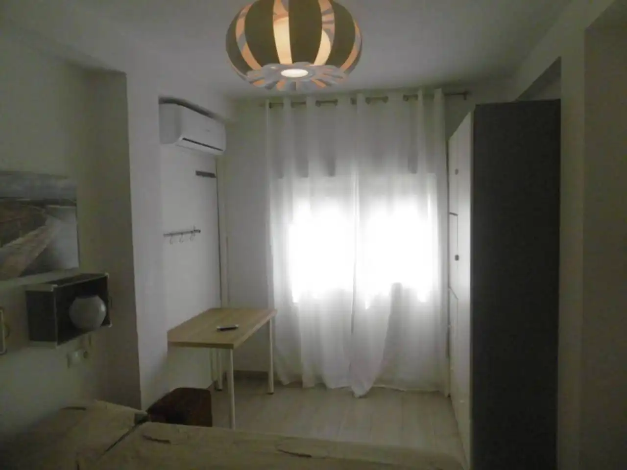 Bedroom of Flat for rent in Almería  with Air Conditioner, Terrace and Furnished
