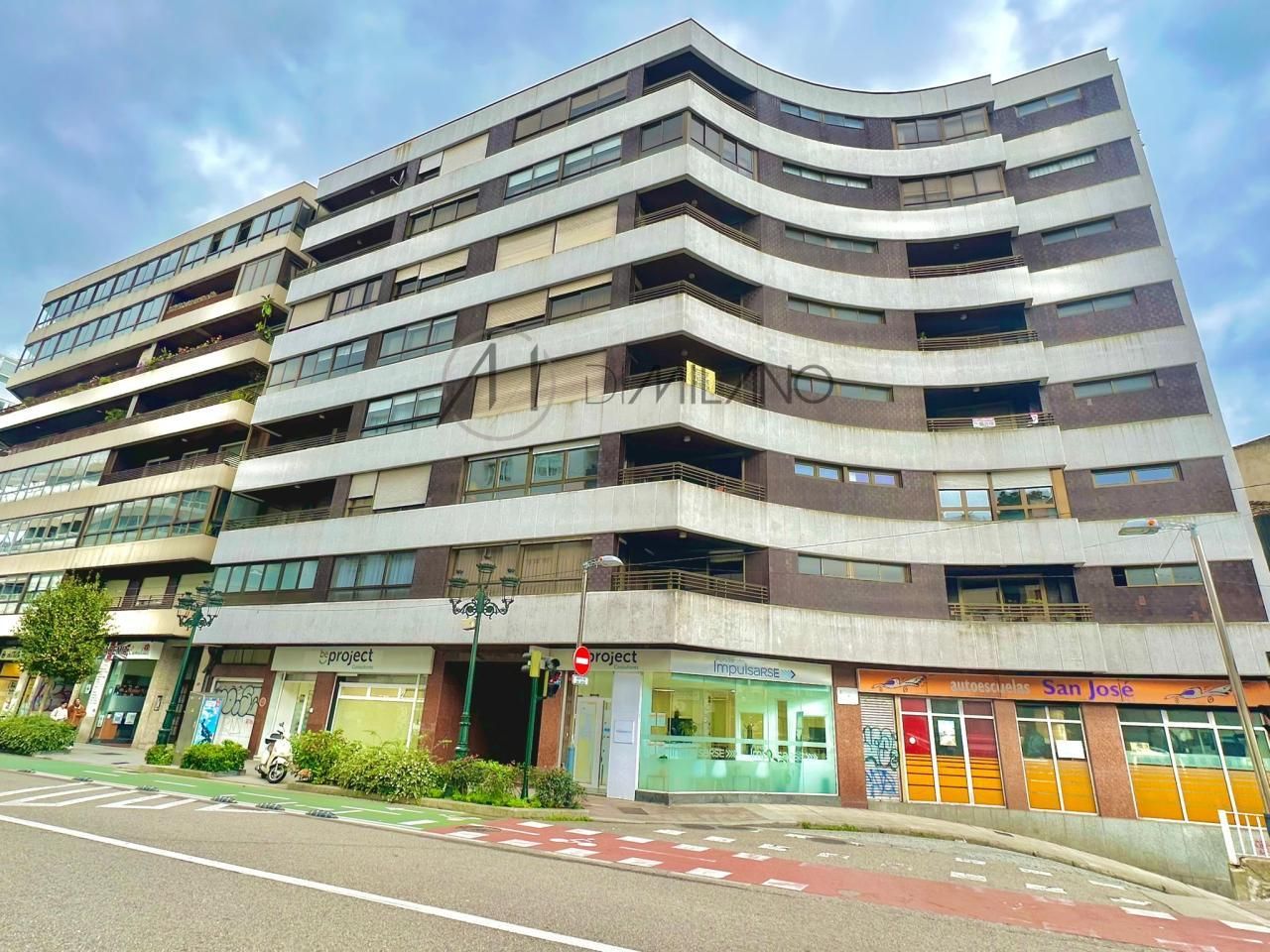 Exterior view of Flat for sale in Vigo   with Heating, Parquet flooring and Terrace