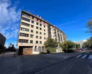 Exterior view of Flat to rent in  Madrid Capital  with Air Conditioner and Swimming Pool