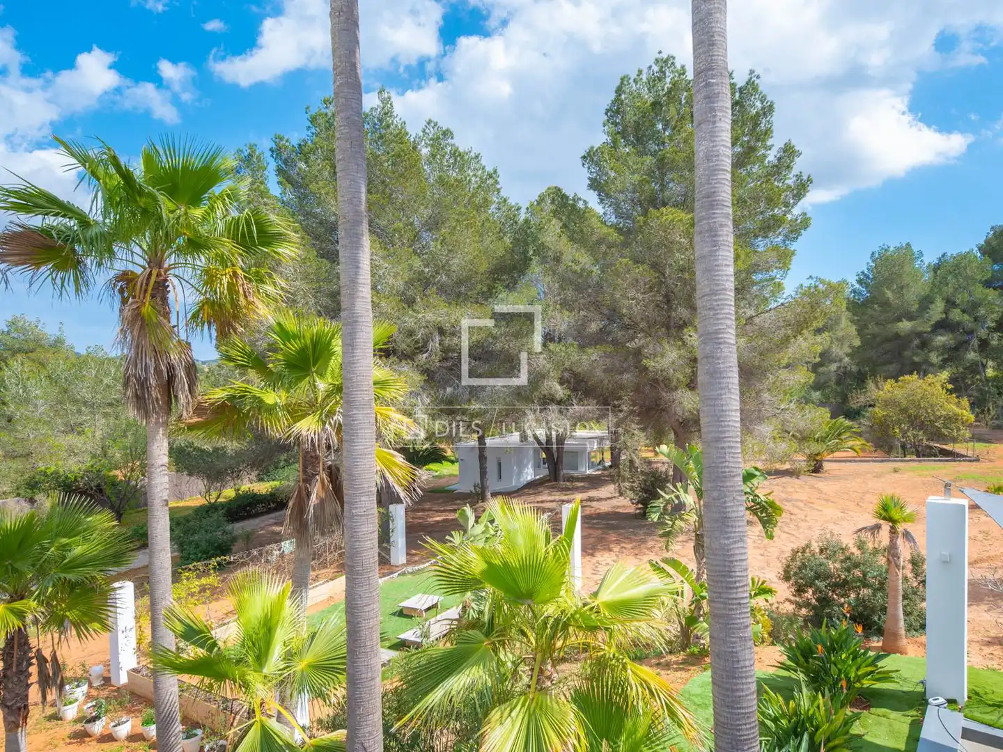 Garden of Houses for sale in Santa Eulària des Riu  with Air Conditioner, Heating and Terrace