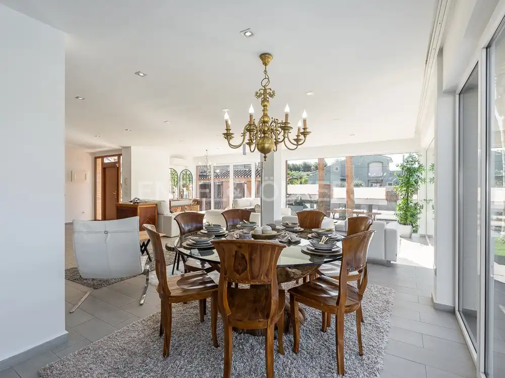 Dining room of Houses for rent in Bétera  with Air Conditioner, Heating and Private garden