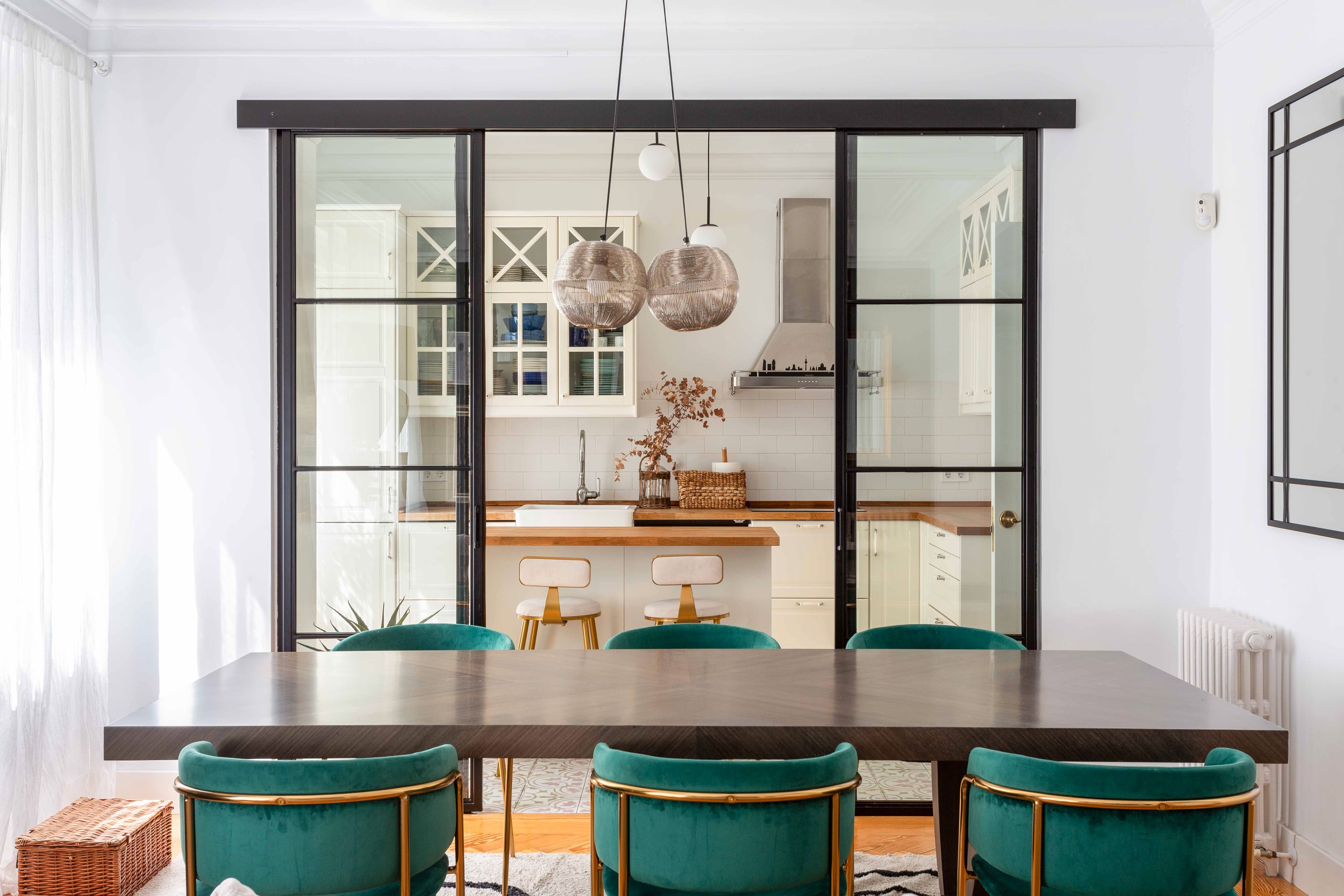 Comedor de Apartamento de alquiler en  Madrid Capital con Calefacción y Alarma
