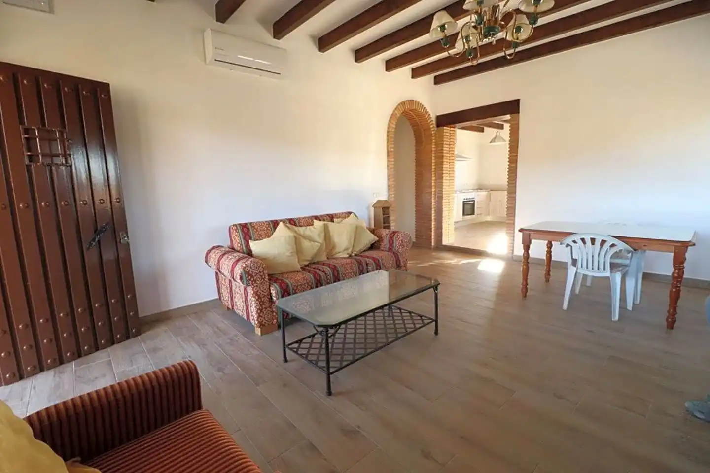Sala de estar de Casa o chalet de alquiler en Mijas con Aire acondicionado, Jardín privado y Terraza