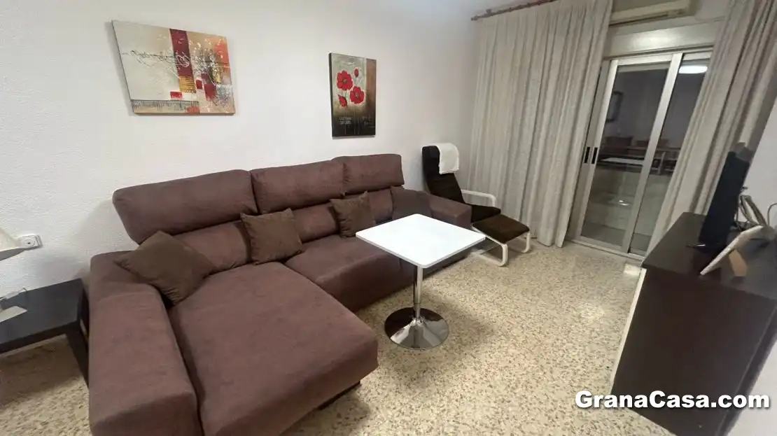 Sala d'estar de Pis de lloguer en Granada amb Aire condicionat, Calefacció i Moblat