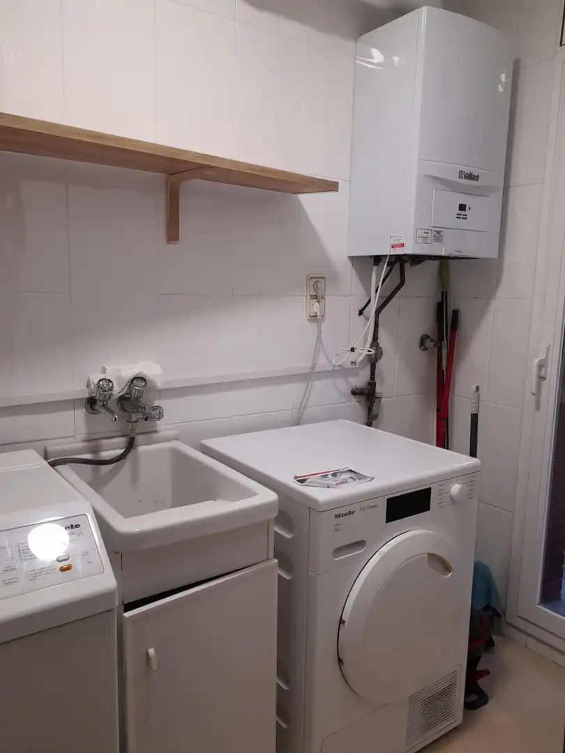 Badezimmer von Haus oder Chalet zur Miete in Premià de Mar mit Klimaanlage, Terrasse und Balkon