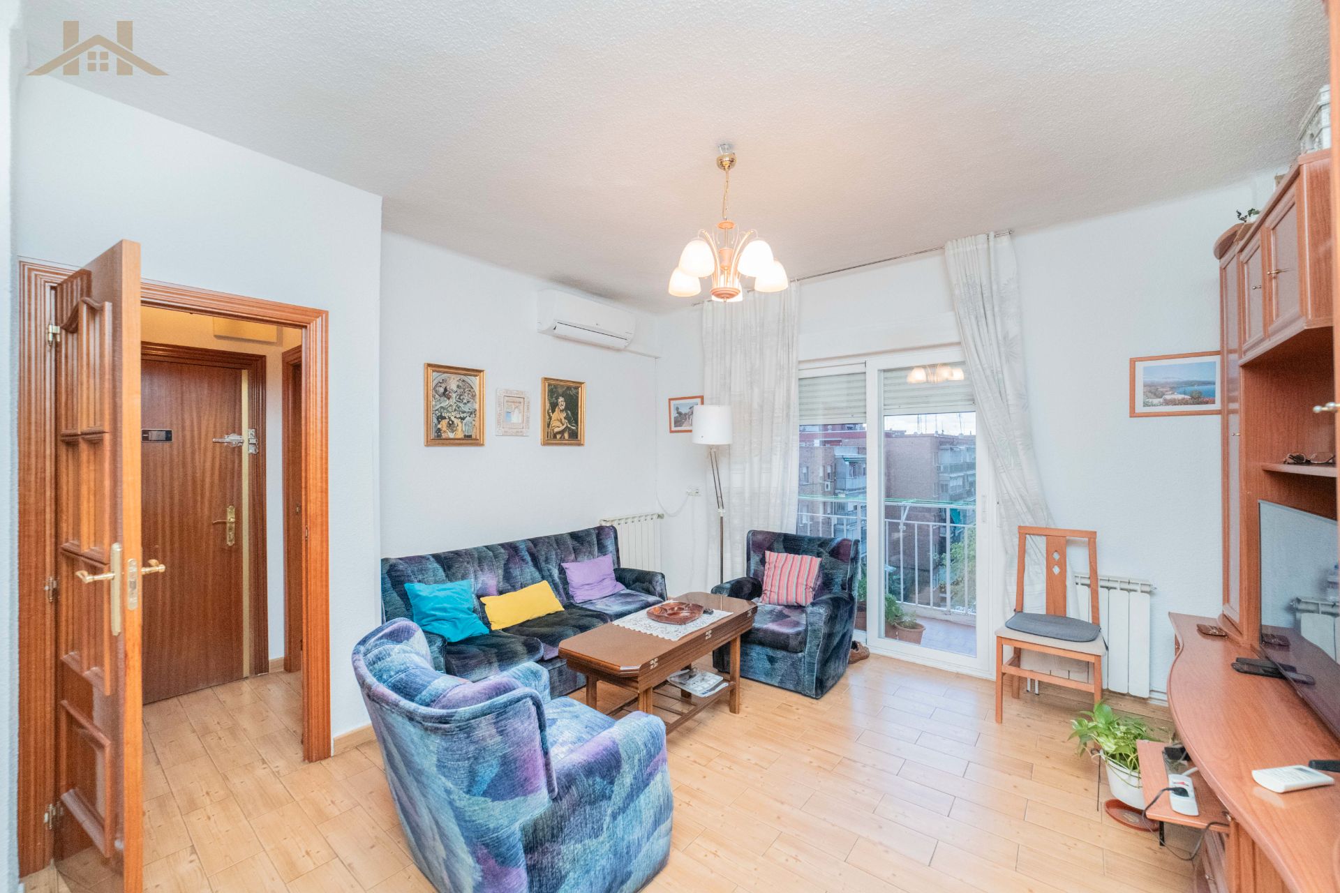 Sala d'estar de Pis en venda en Alcorcón amb Aire condicionat, Calefacció i Terrassa