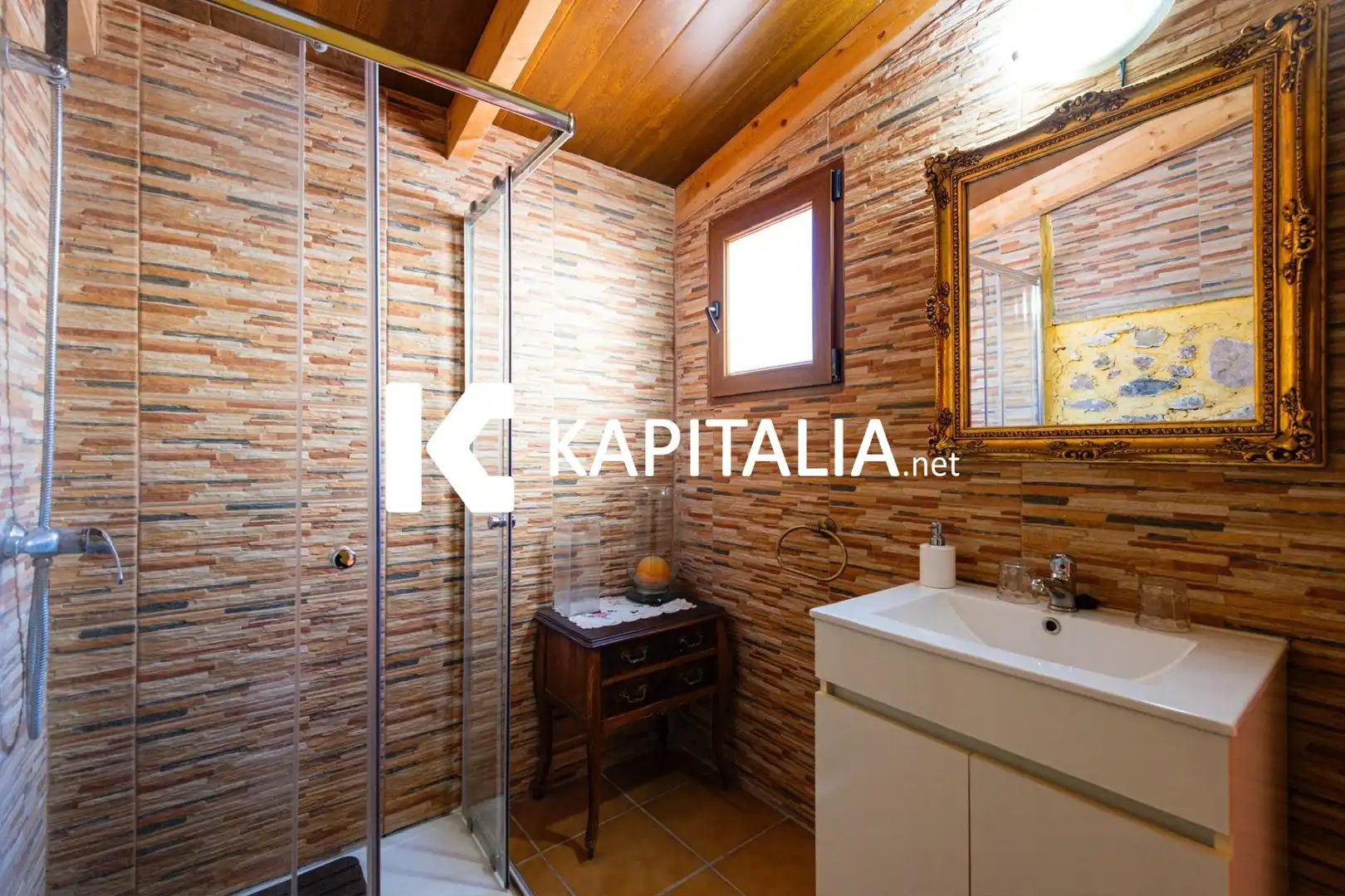 Baño de Finca rústica en venta en Ontinyent con Aire acondicionado, Jardín privado y Balcón