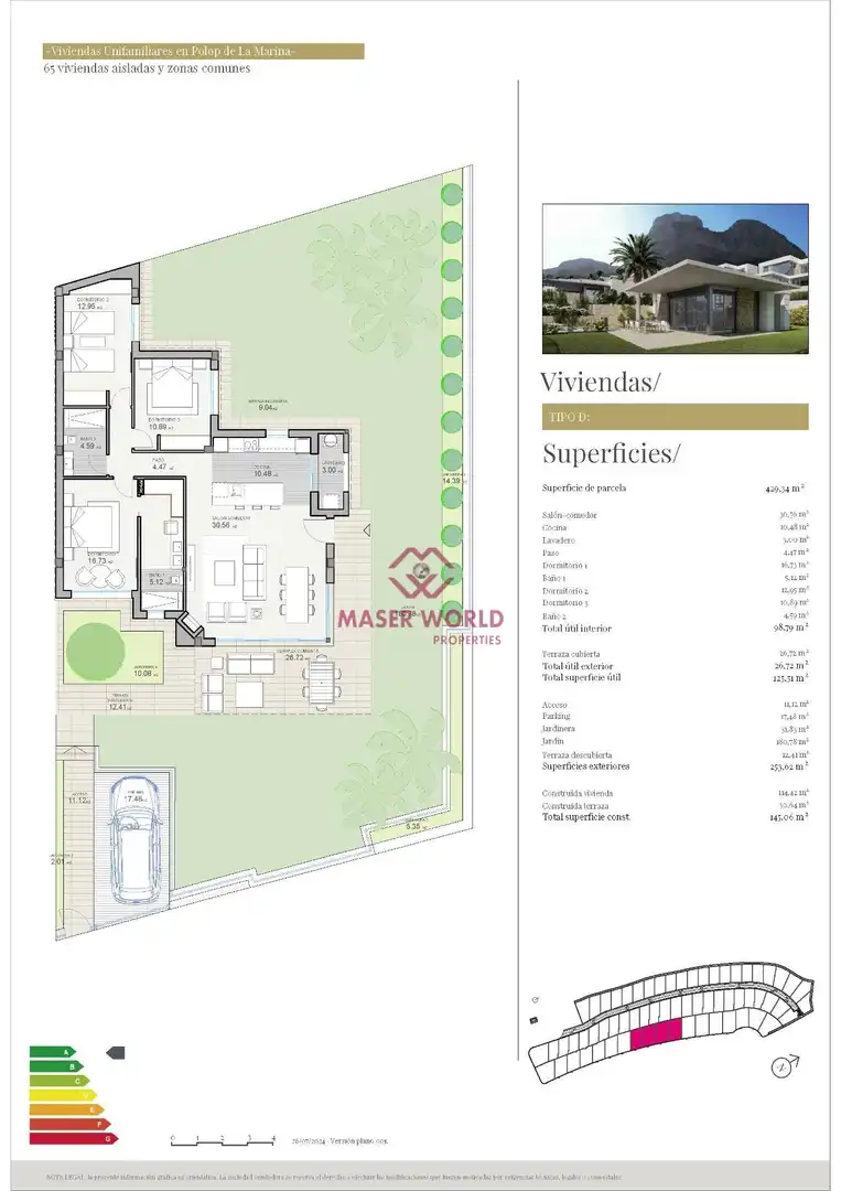 Detached house with garden for sale in Balcón de Ponoig - Polop Paradis - Polop Hills, imagen 12