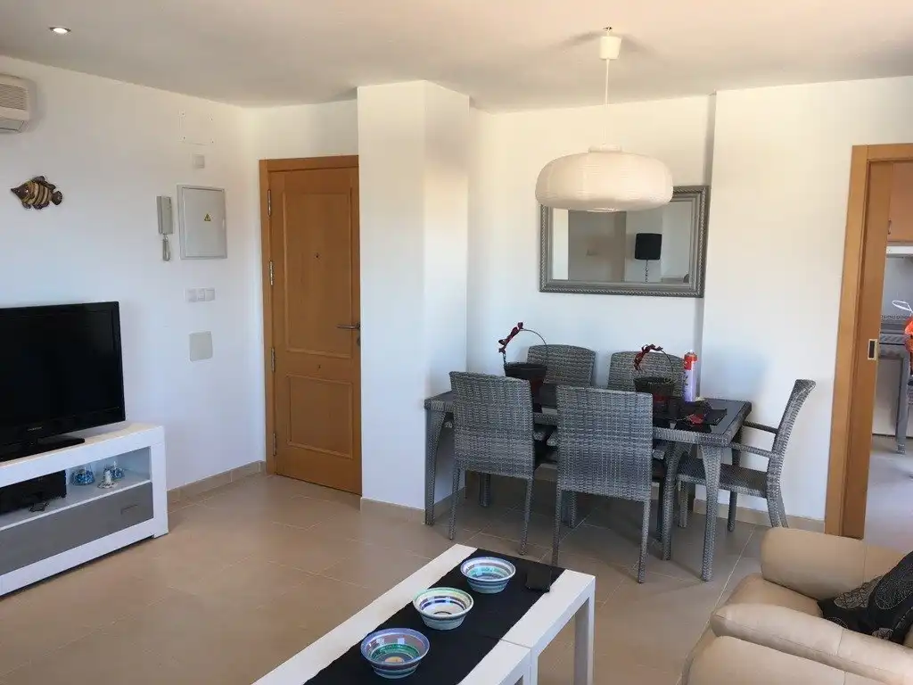 Esszimmer von Wohnung zum Verkauf in Cartagena mit Klimaanlage, Terrasse und Gemeinschaftspool