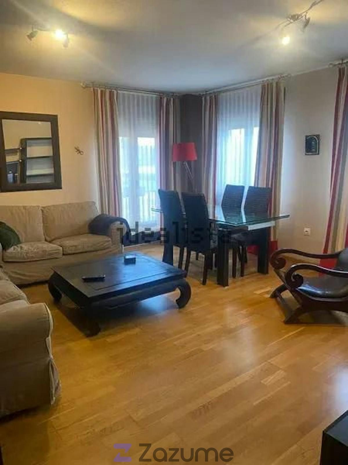 Sala d'estar de Pis de lloguer en Torrecaballeros amb Calefacció, Parquet i Terrassa