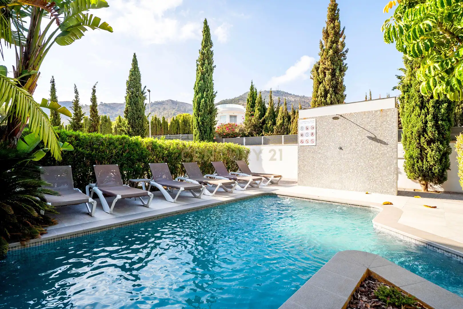 Swimming pool of Detached homes for sale in L'Alfàs del Pi  with Air Conditioner, Furnished and Balcony