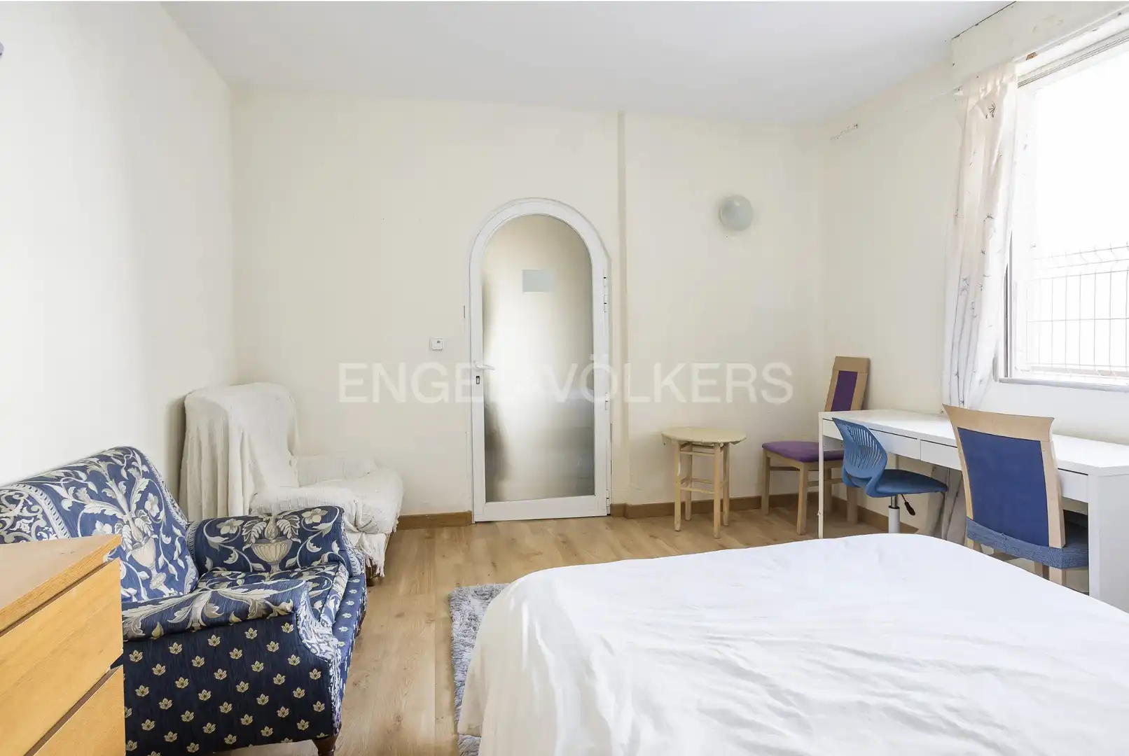 Bedroom of Flat for rent in Madrid  with Heating, Parquet flooring and Pets allowed