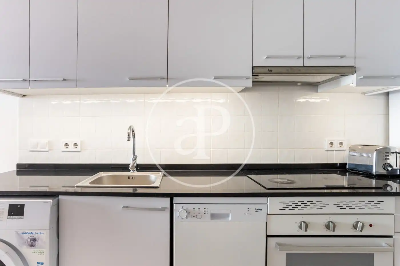 Kitchen of Attic for sale in Valencia  with Heating, Terrace and Furnished