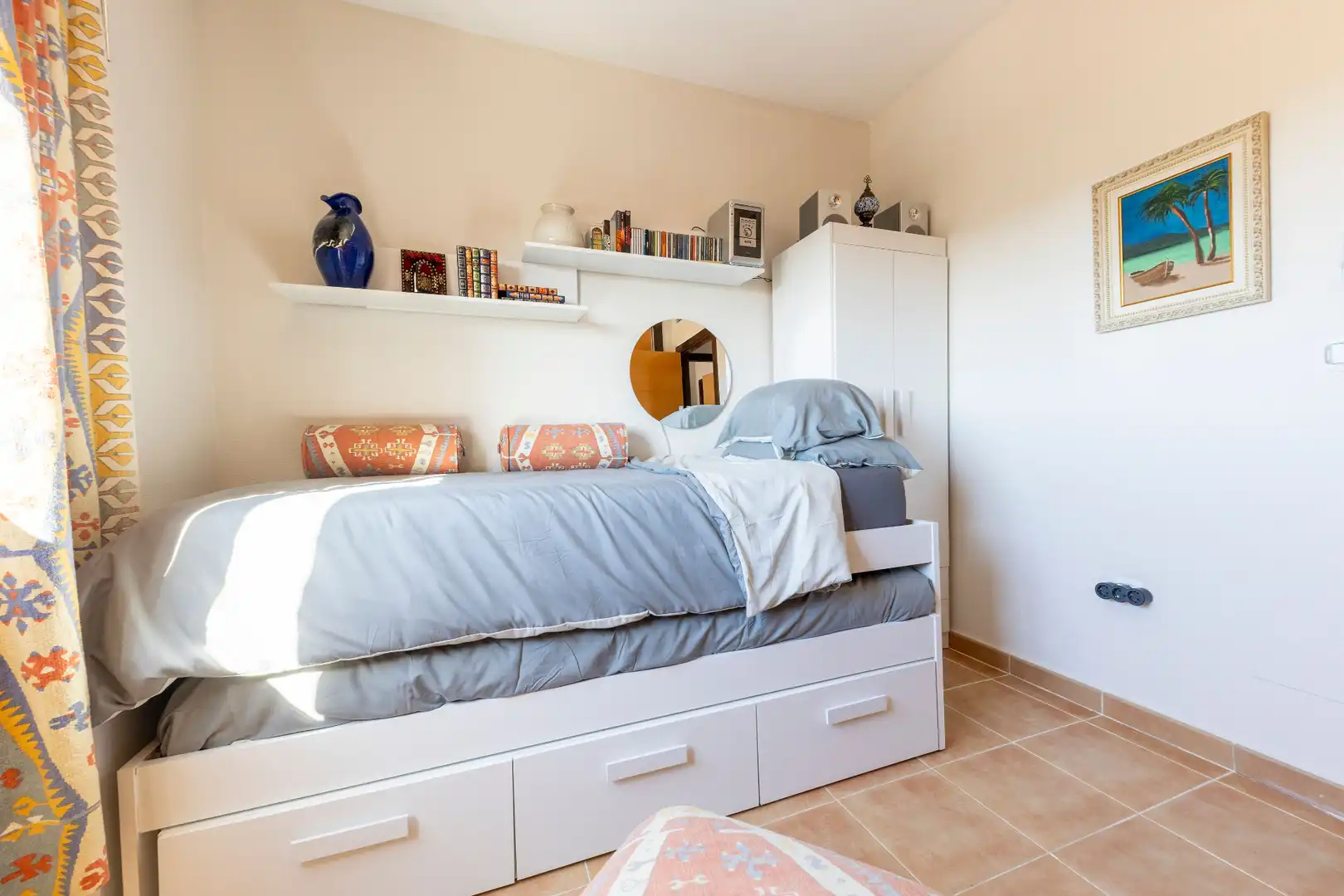 Schlafzimmer von Wohnungen zur Miete in Águilas mit Klimaanlage, Heizung und Terrasse