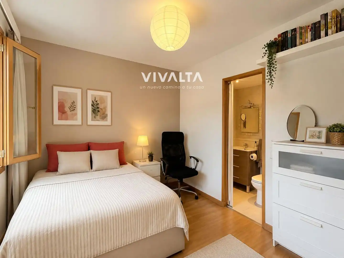 Bedroom of Flat for sale in Madrid  with Air Conditioner, Heating and Swimming Pool
