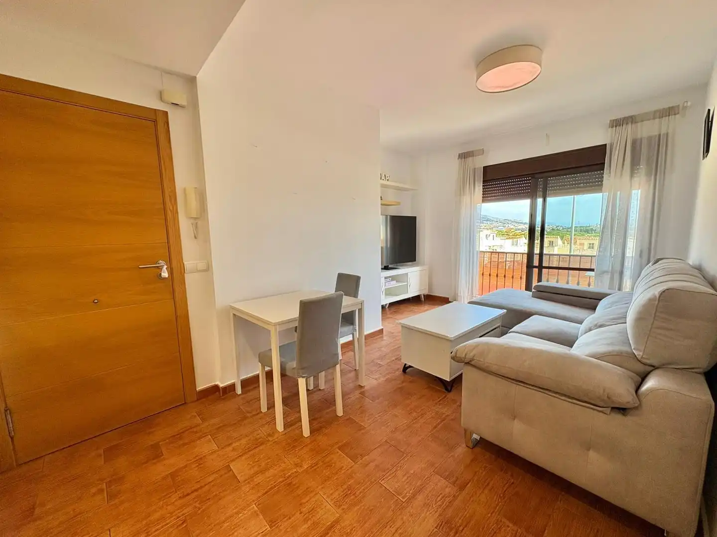 Sala de estar de Apartamento en venta en Mijas con Aire acondicionado y Balcón