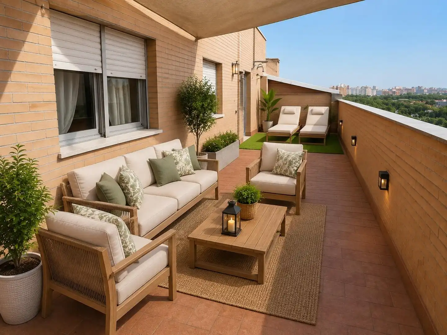 Terraza de Ático en venta en Madrid con Aire acondicionado, Calefacción y Parquet