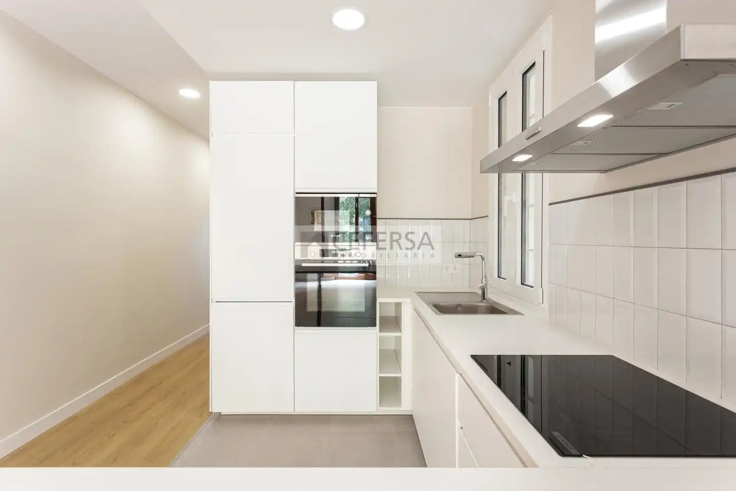 Kitchen of Flat for sale in Barcelona  with Air Conditioner, Heating and Parquet flooring