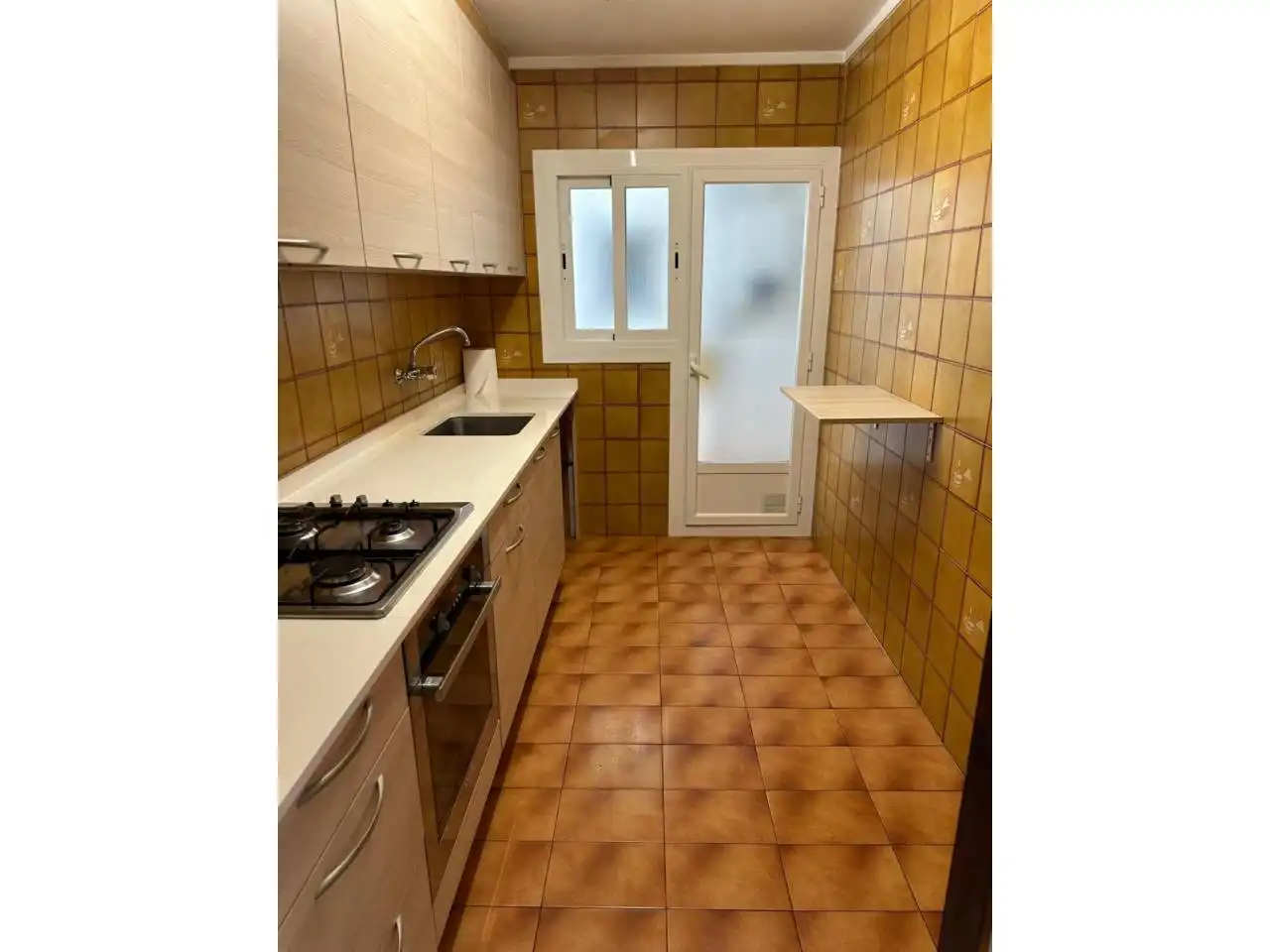 Cocina de Piso de alquiler en La Garriga con Aire acondicionado y Balcón