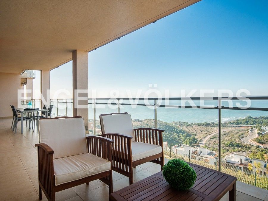 Terrace of Attic to rent in Oropesa del Mar / Orpesa  with Air Conditioner and Heating