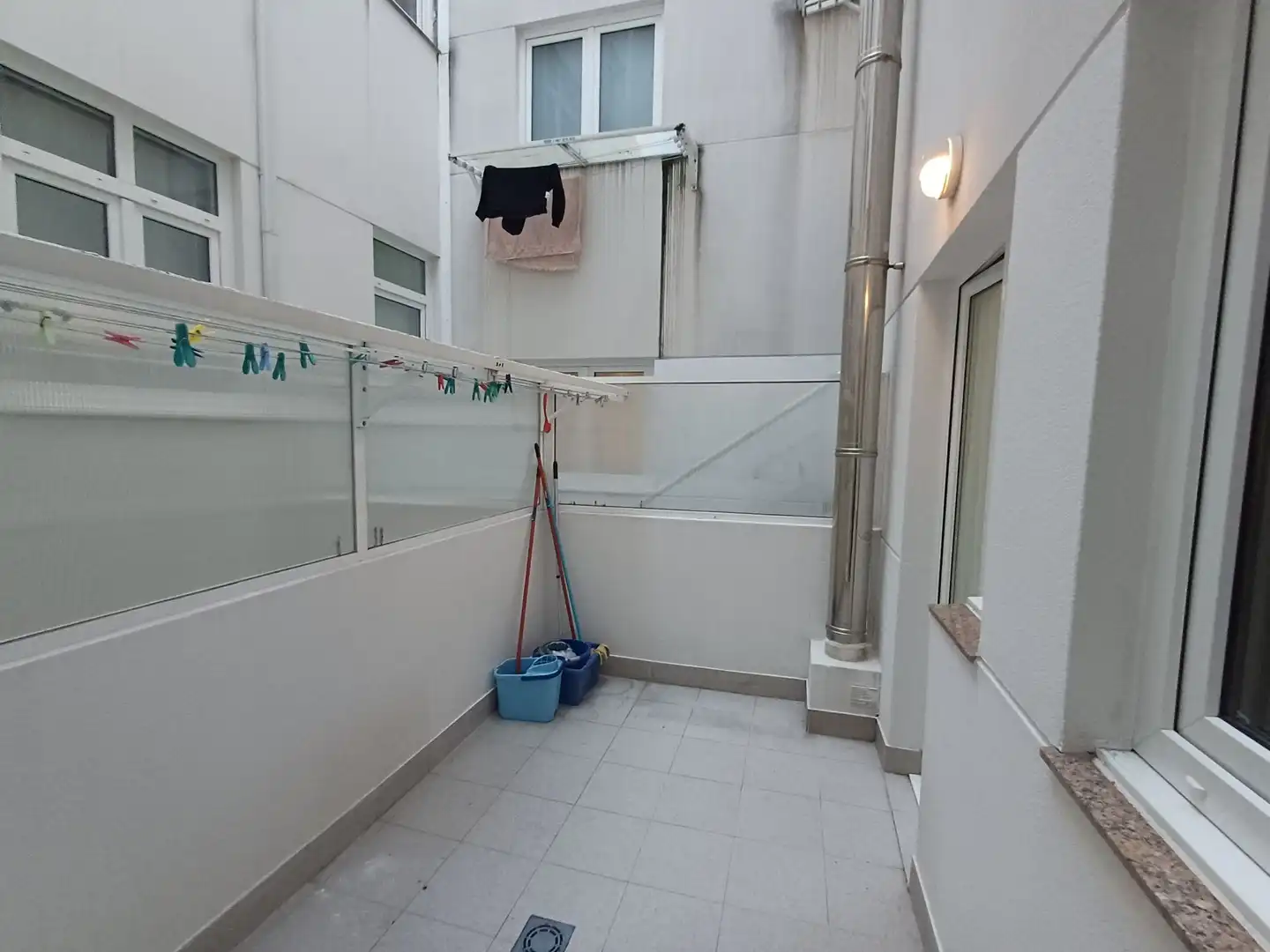 Terrasse von Wohnung zum Verkauf in A Coruña Capital  mit Heizung, Abstellraum und Haustechnik