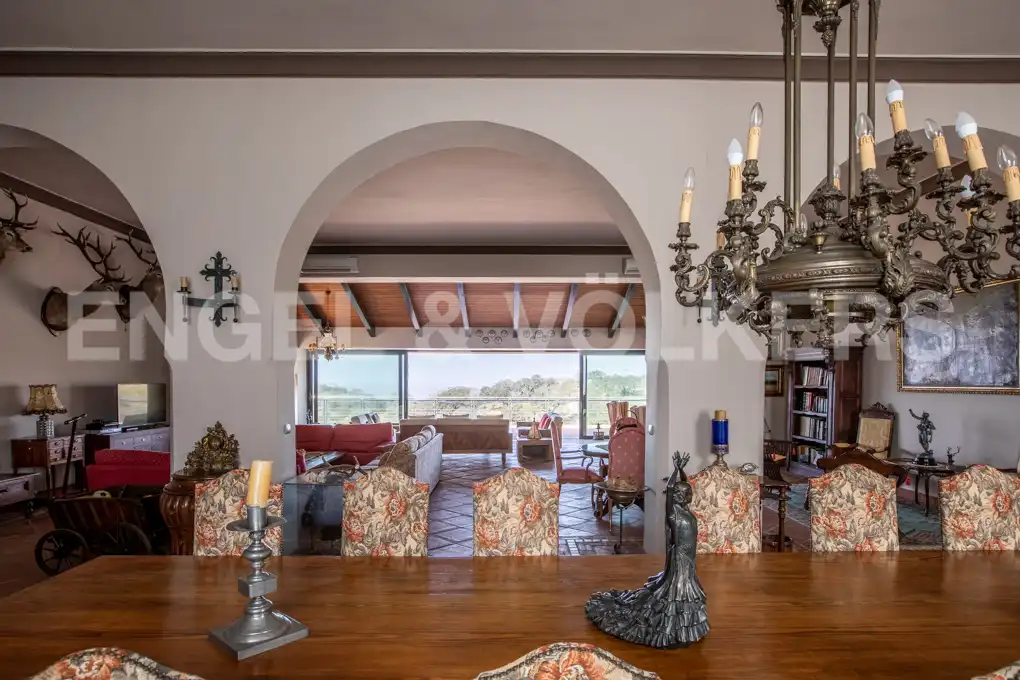 Esszimmer von Country house zum Verkauf in Guadalcanal mit Klimaanlage, Heizung und Terrasse