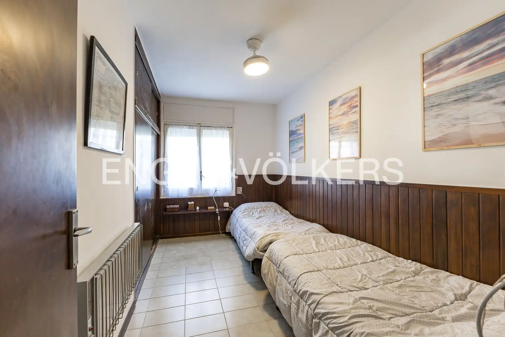 Schlafzimmer von Wohnung zur Miete in Cubelles mit Klimaanlage, Heizung und Privatgarten