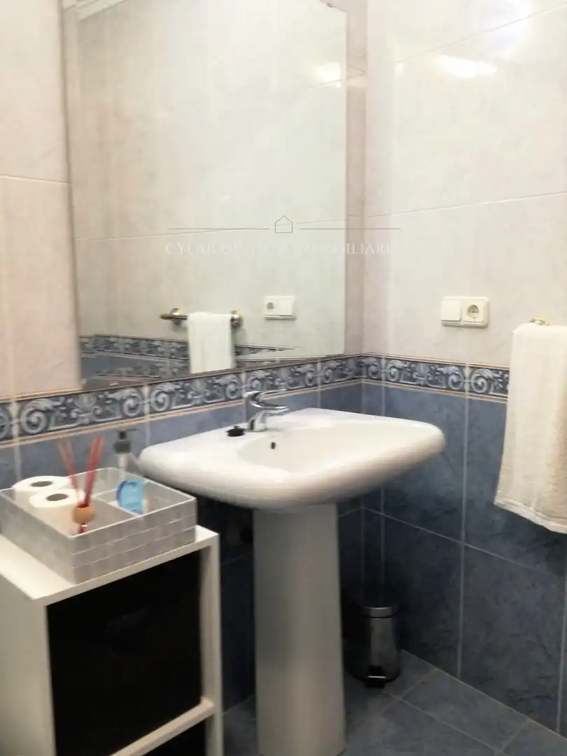 Bathroom of Flat for rent in Salamanca  with Heating, Parquet flooring and Furnished