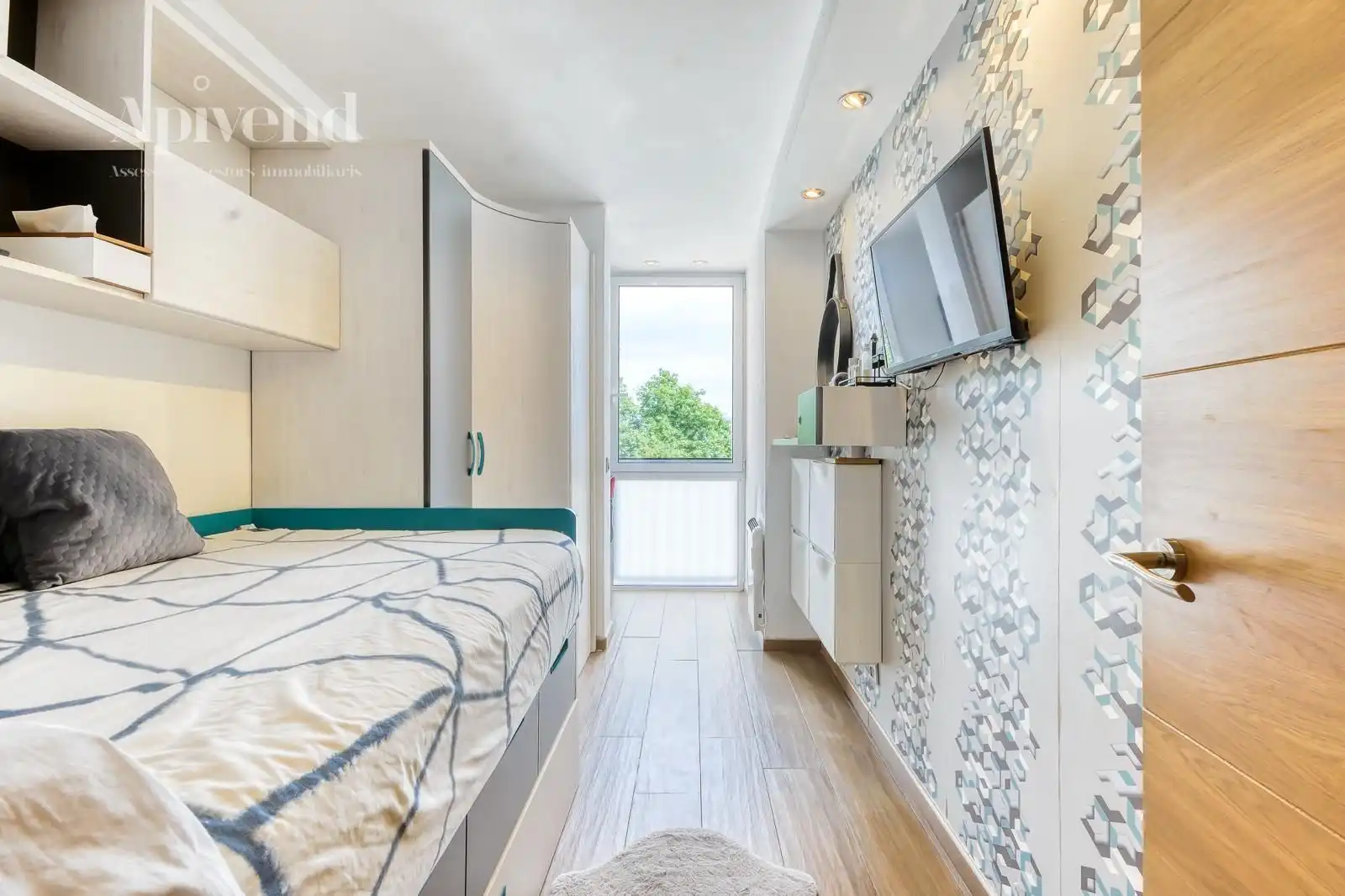 Bedroom of Flat for sale in Figueres  with Air Conditioner and Terrace