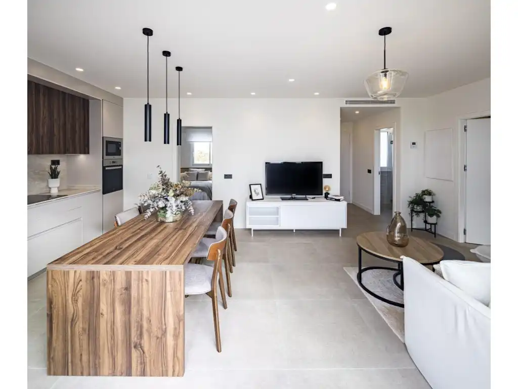 Comedor de Casa o chalet en venta en Pilar de la Horadada con Aire acondicionado, Jardín privado y Piscina
