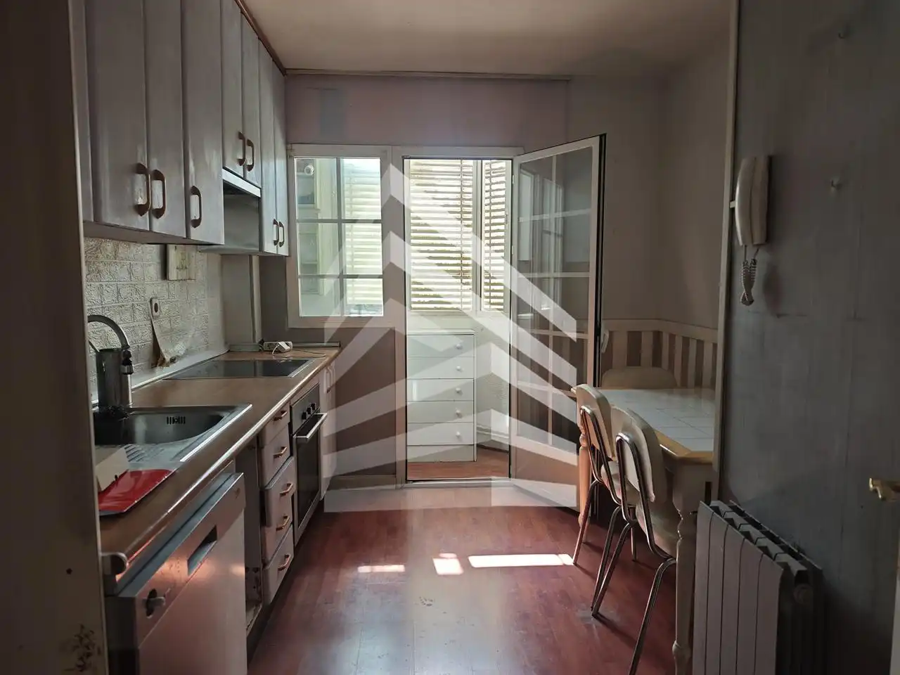 Cocina de Piso en venta en Las Rozas de Madrid con Calefacción, Jardín privado y Terraza