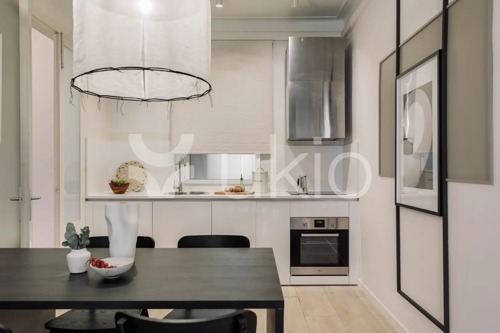 Kitchen of Apartments for rent in Barcelona  with Air Conditioner, Heating and Furnished