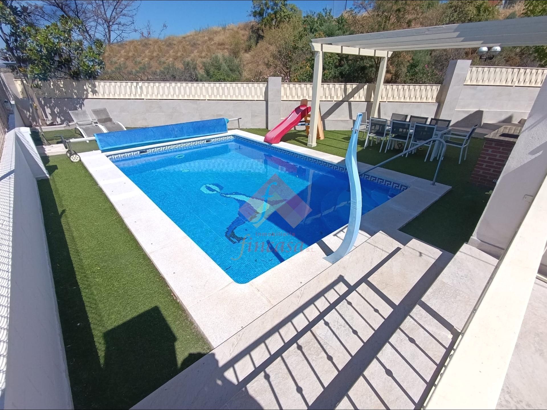Swimming pool of House or chalet for sale in Ronda  with Air Conditioner, Terrace and Storage room