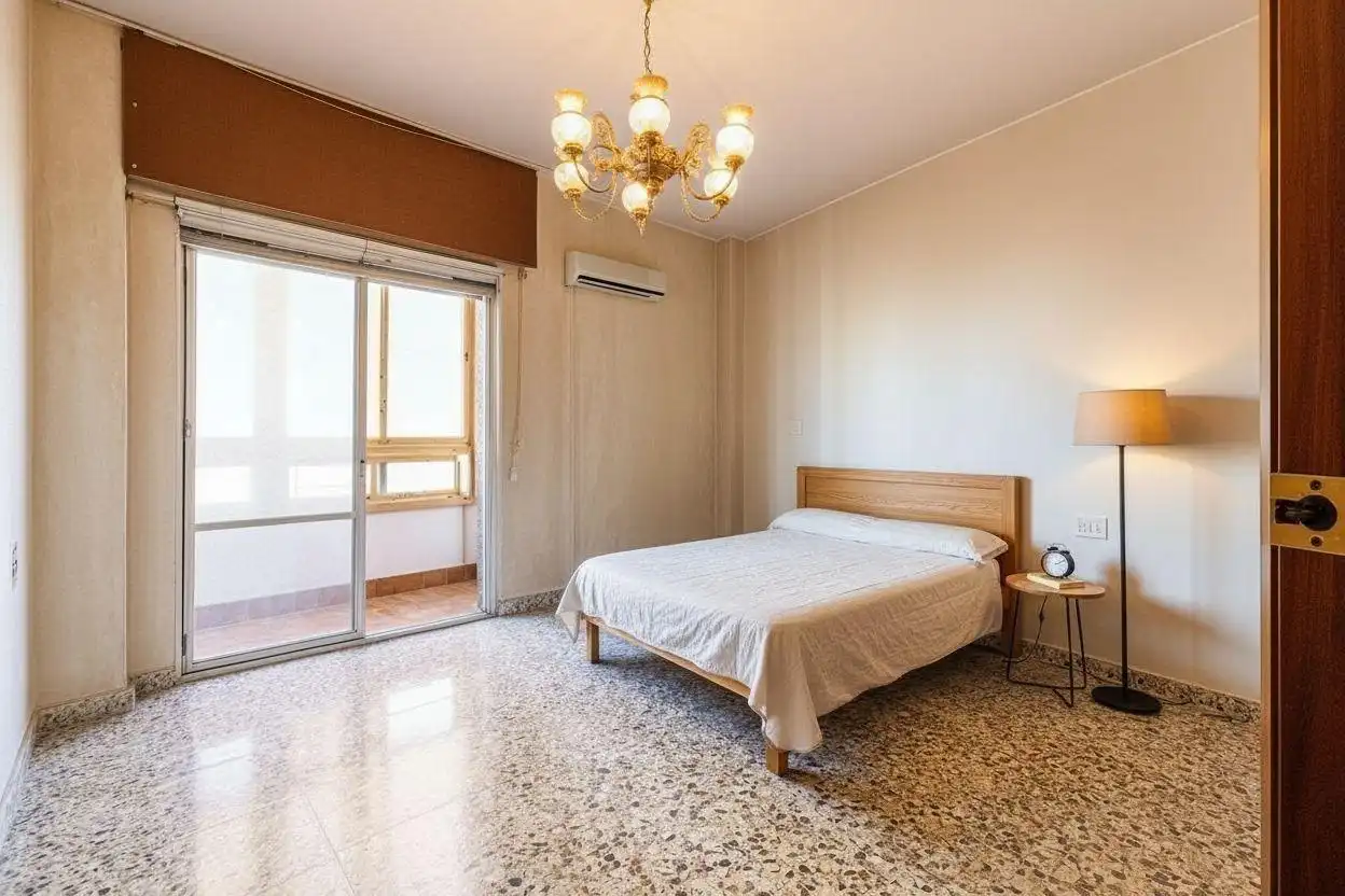 Bedroom of Flat for sale in Murcia  with Balcony