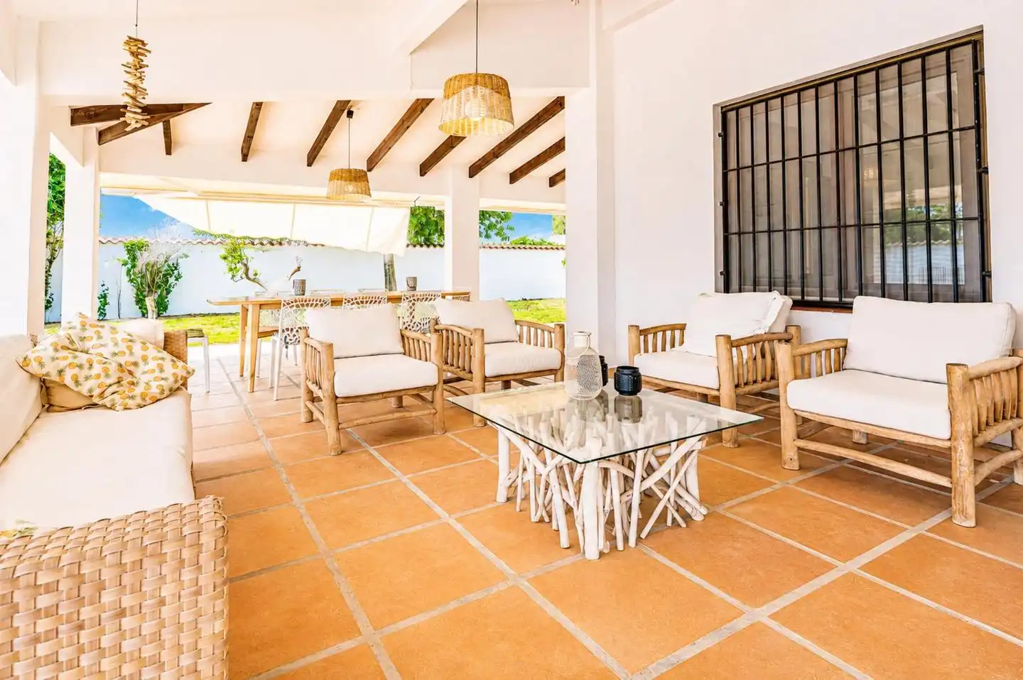 Terraza de Casa o chalet en venta en Santa Pola con Calefacción, Jardín privado y Parquet