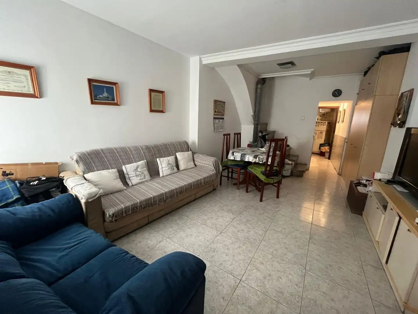 Living room of Houses for sale in Oliva  with Furnished