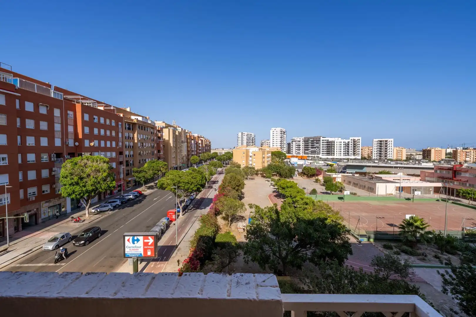 Exterior view of Flat for sale in Almería  with Air Conditioner, Storage room and Balcony