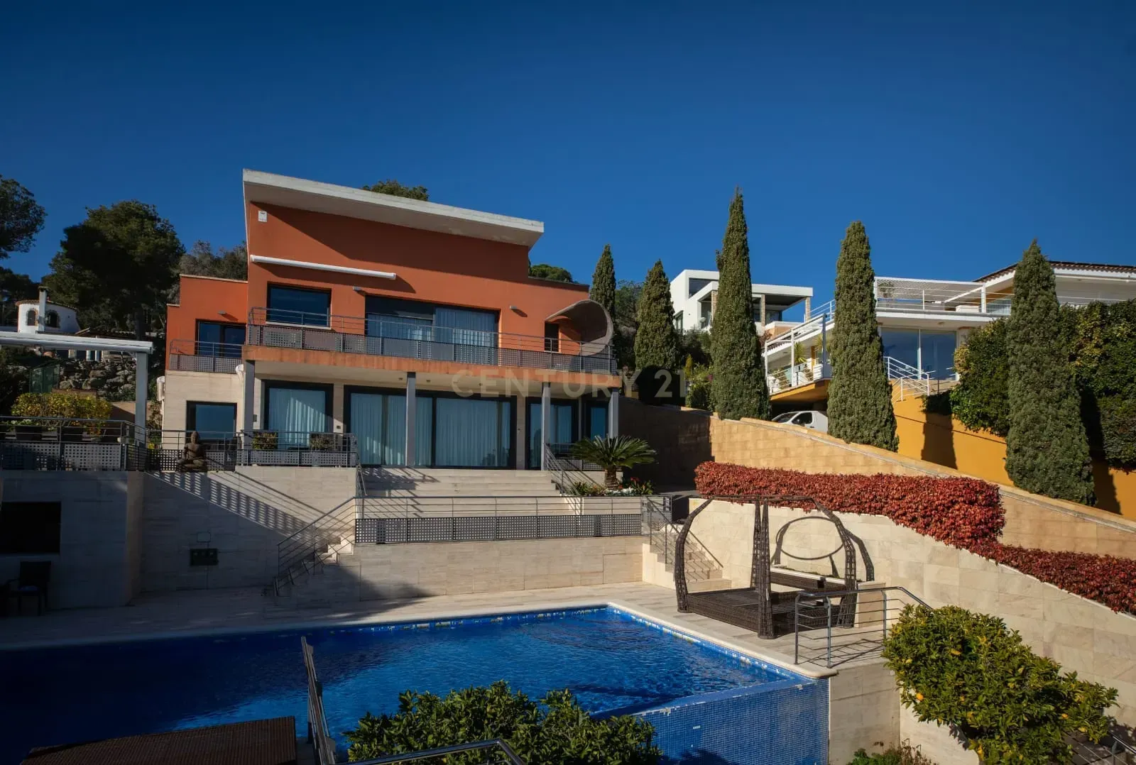 Vista exterior de Casa o chalet en venta en Calonge i Sant Antoni con Aire acondicionado, Jardín privado y Piscina