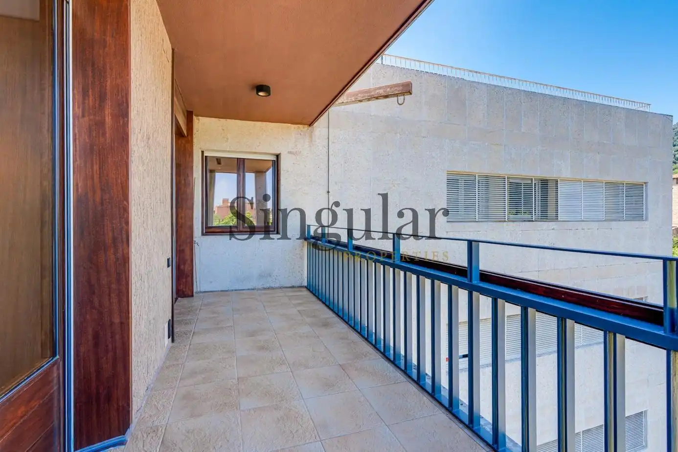 Balcony of Flat for rent in Barcelona  with Heating, Private garden and Terrace
