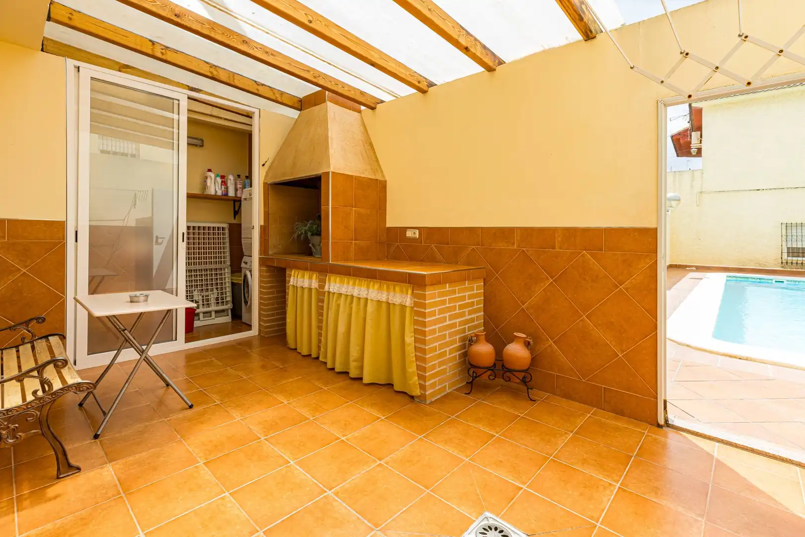 Cuina de Dúplex en venda en Murcia amb Aire condicionat, Jardí privat i Terrassa