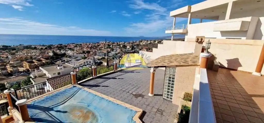 Vista exterior de Casa o chalet en venta en Mazarrón con Aire acondicionado, Jardín privado y Terraza