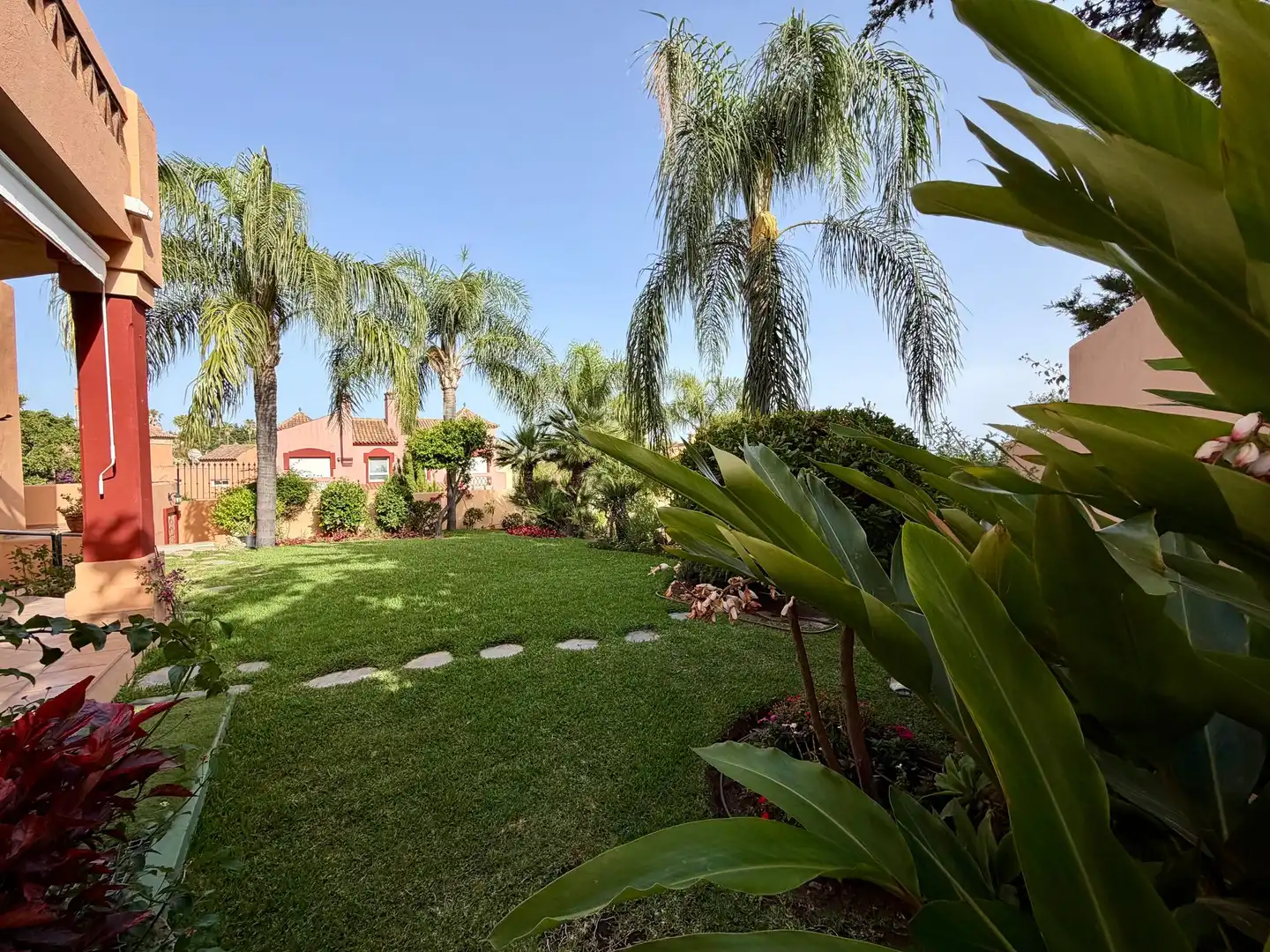 Garden of Detached homes for sale in Marbella  with Terrace and Balcony