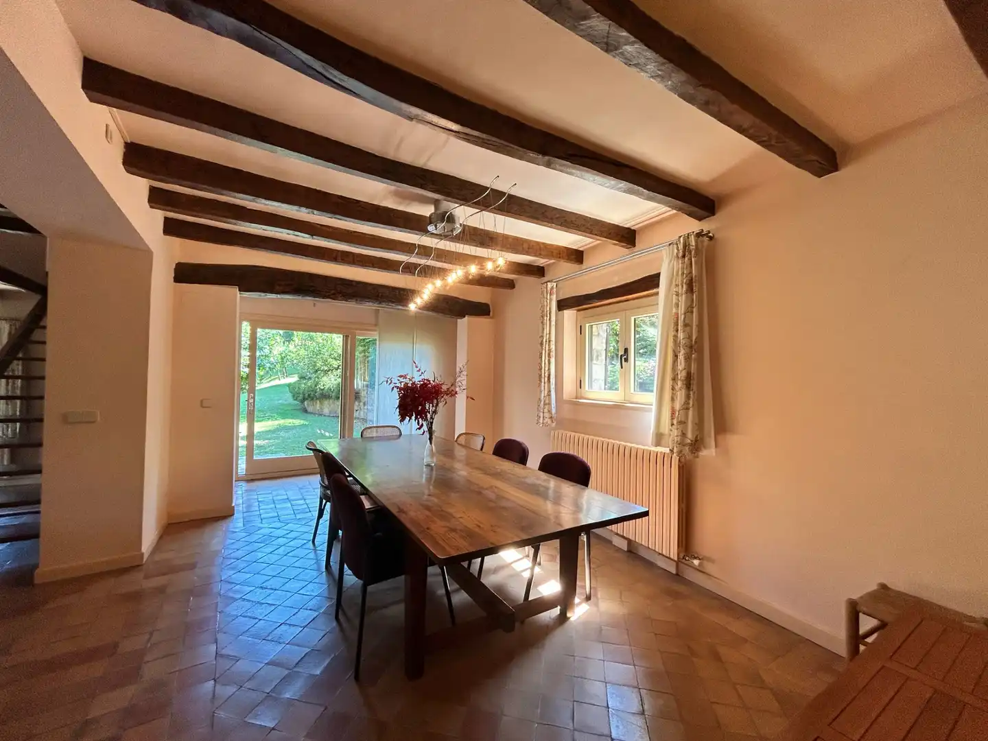 Comedor de Casa o chalet en venta en Sant Joan Les Fonts con Aire acondicionado, Calefacción y Parquet