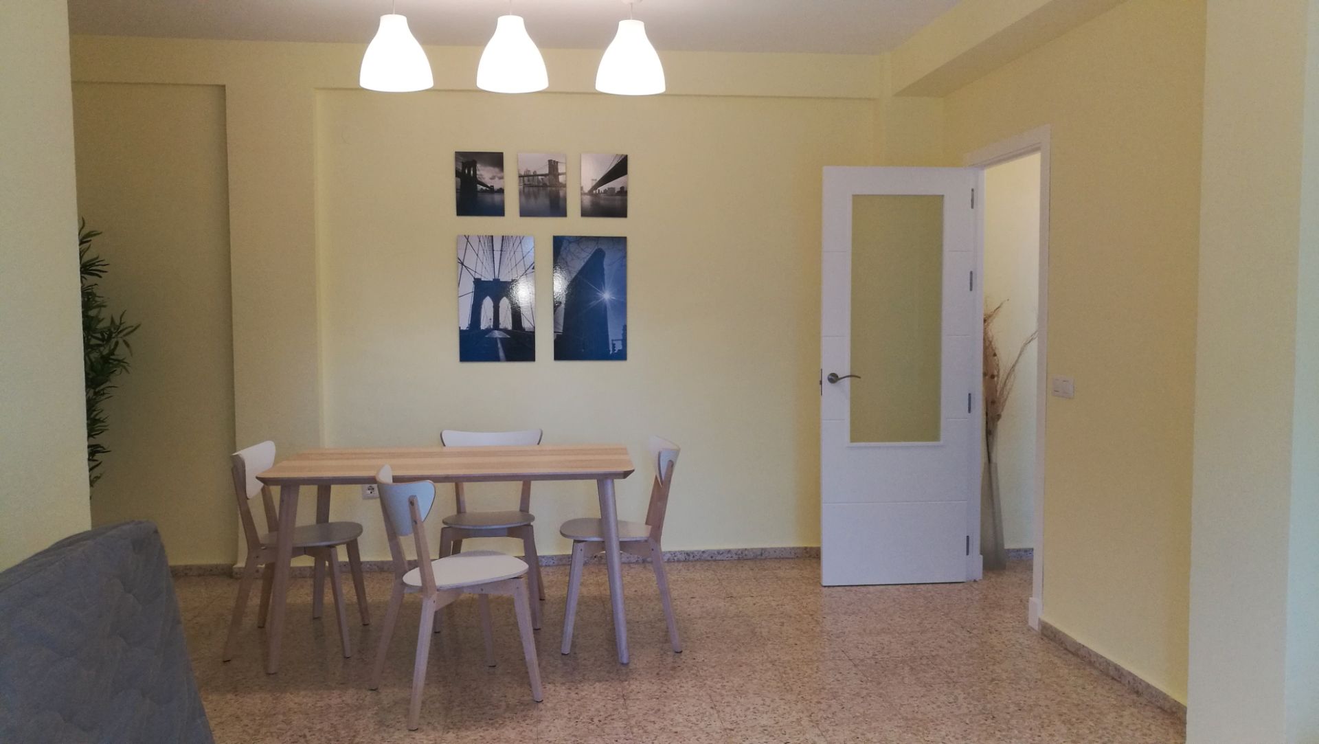 Dining room of Flat to rent in Jerez de la Frontera  with Air Conditioner, Terrace and Furnished