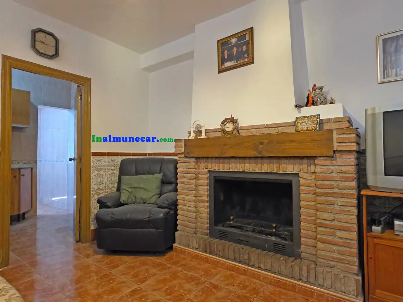 Sala de estar de Finca rústica en venta en Otívar con Terraza