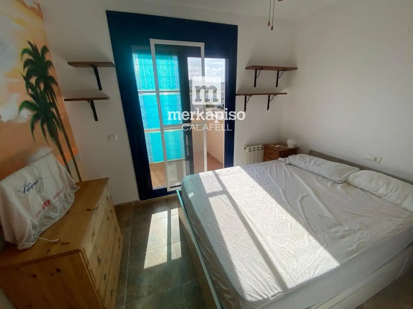 Habitación de Casa adosada de alquiler en Calafell con Calefacción, Terraza y Amueblado