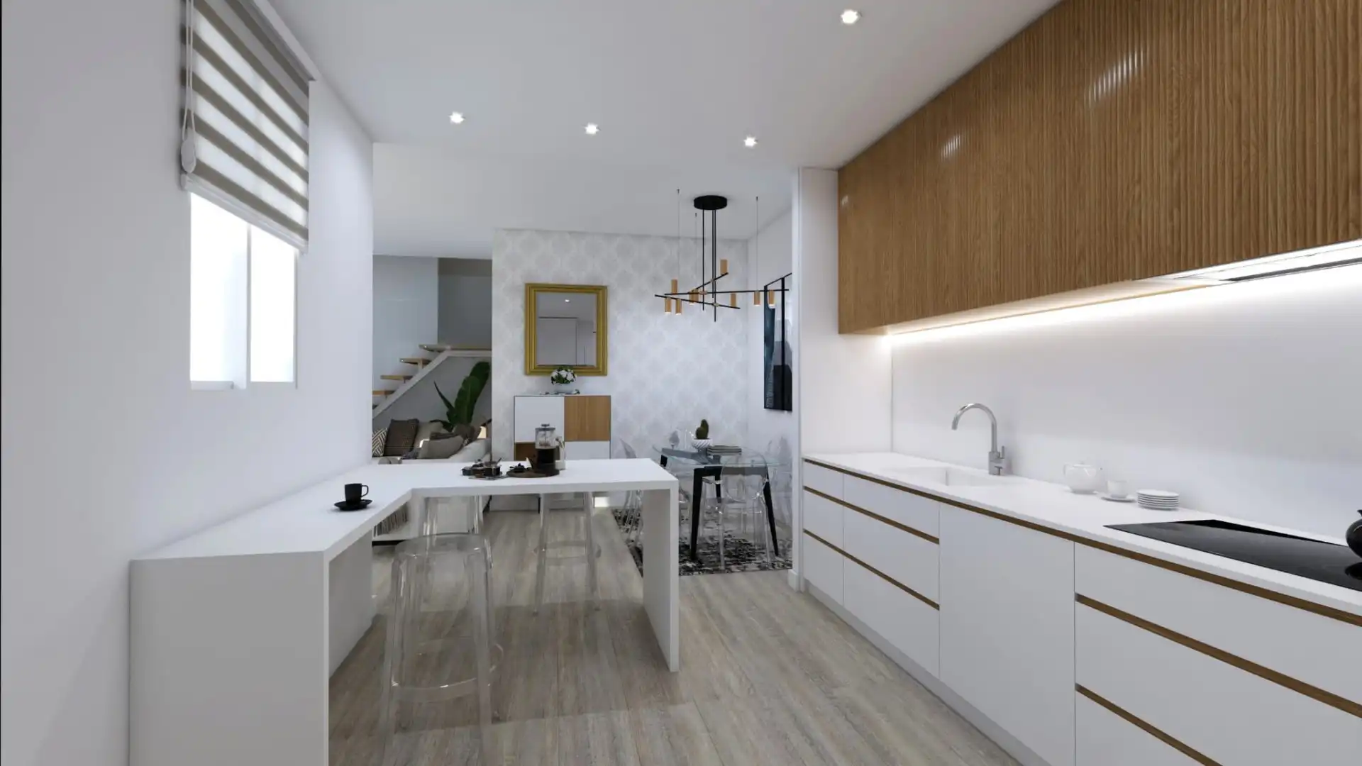 Cuina de Casa o xalet en venda en Ciudad Real amb Aire condicionat, Calefacció i Terrassa