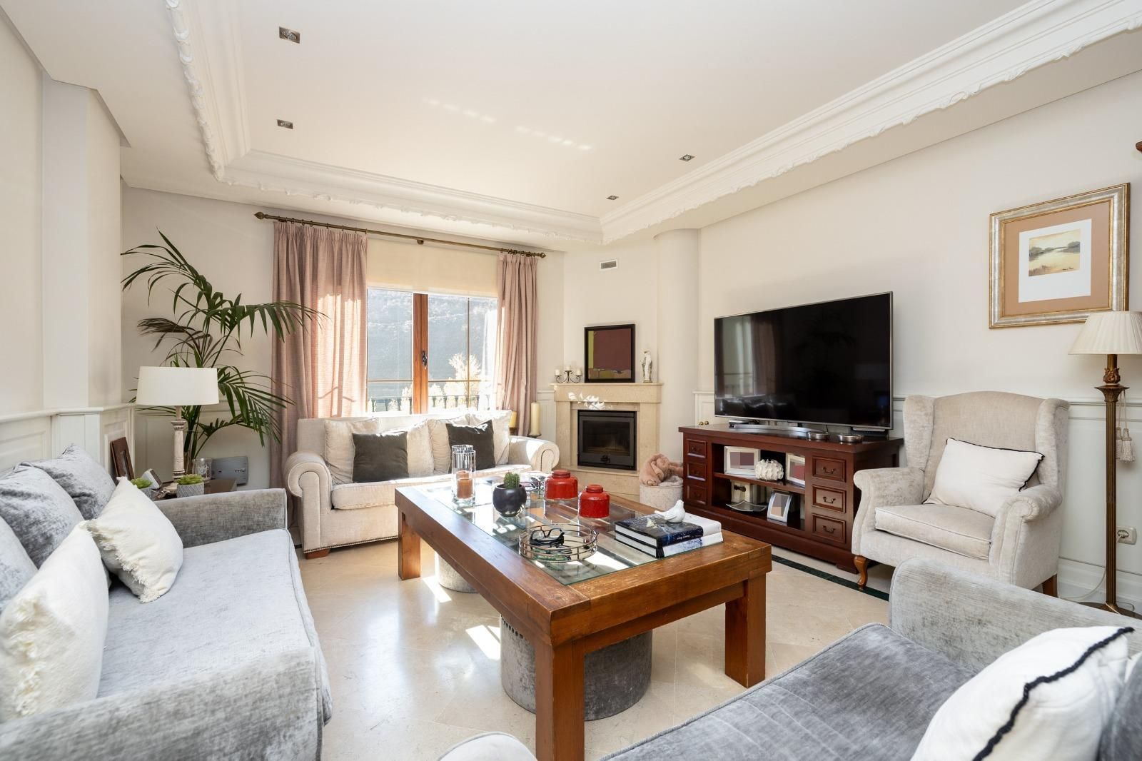 Living room of Single-family semi-detached for sale in  Granada Capital  with Air Conditioner, Heating and Terrace